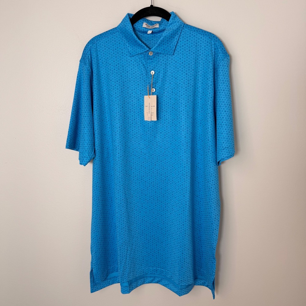 Peter Millar Crown Sport Summer Comfort Golf Polo Shirt (LG) NEW Lightweight - Picture 3 of 16